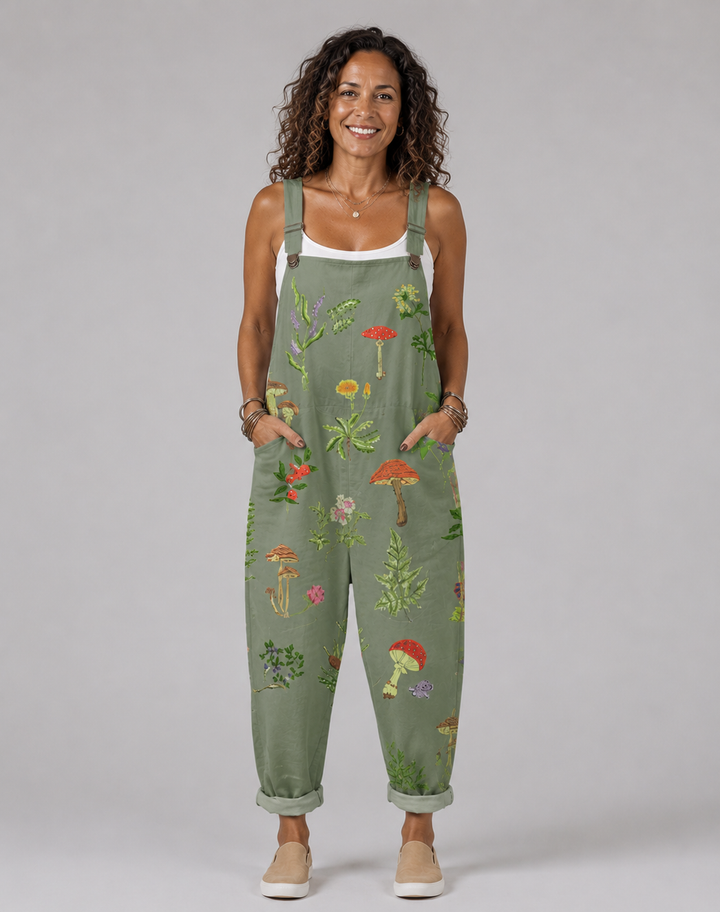 Clara - Mono con estampado botánico