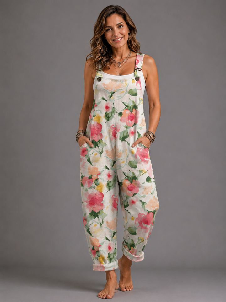Eimear - Mono romántico con estampado en acuarela