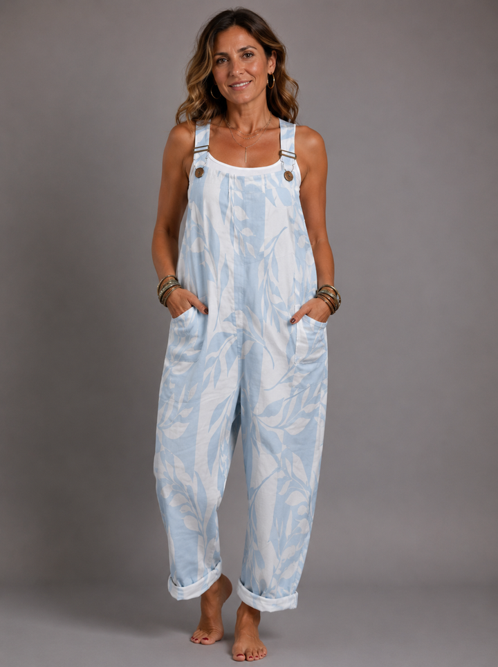 Saoirse - Mono estampado azul claro