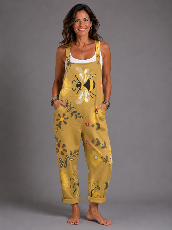 Riona - Mono floral con abejas vintage
