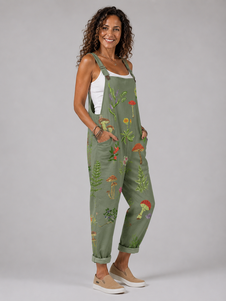 Clara - Mono con estampado botánico