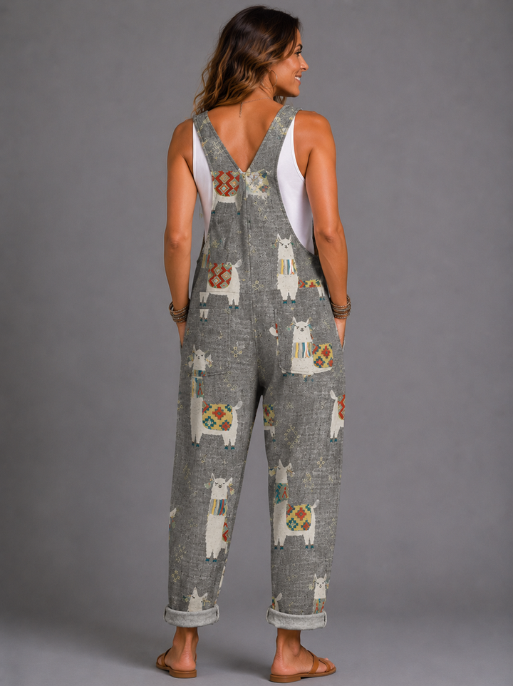 Keira - Mono estampado de alpacas boho