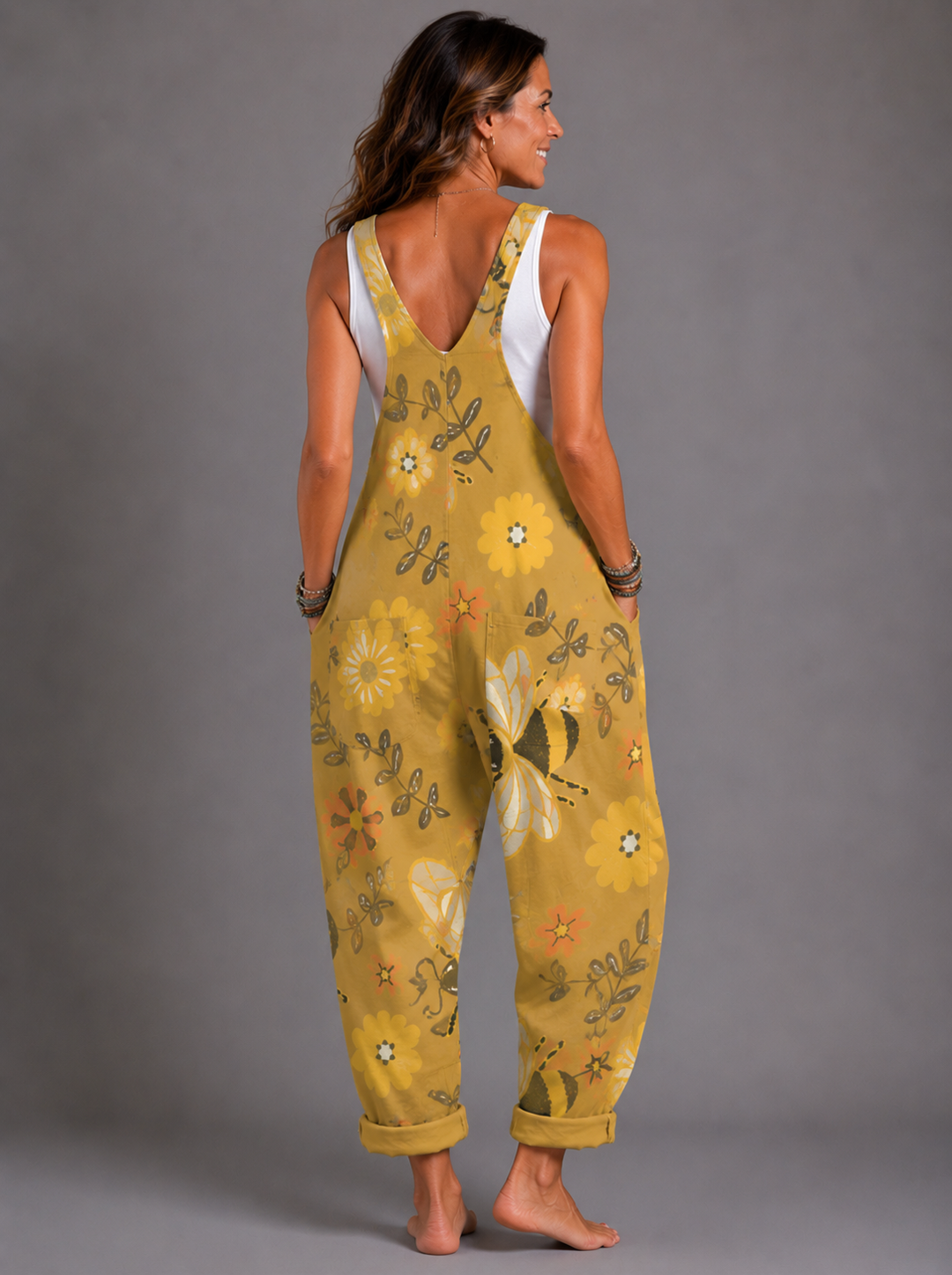 Riona - Mono floral con abejas vintage