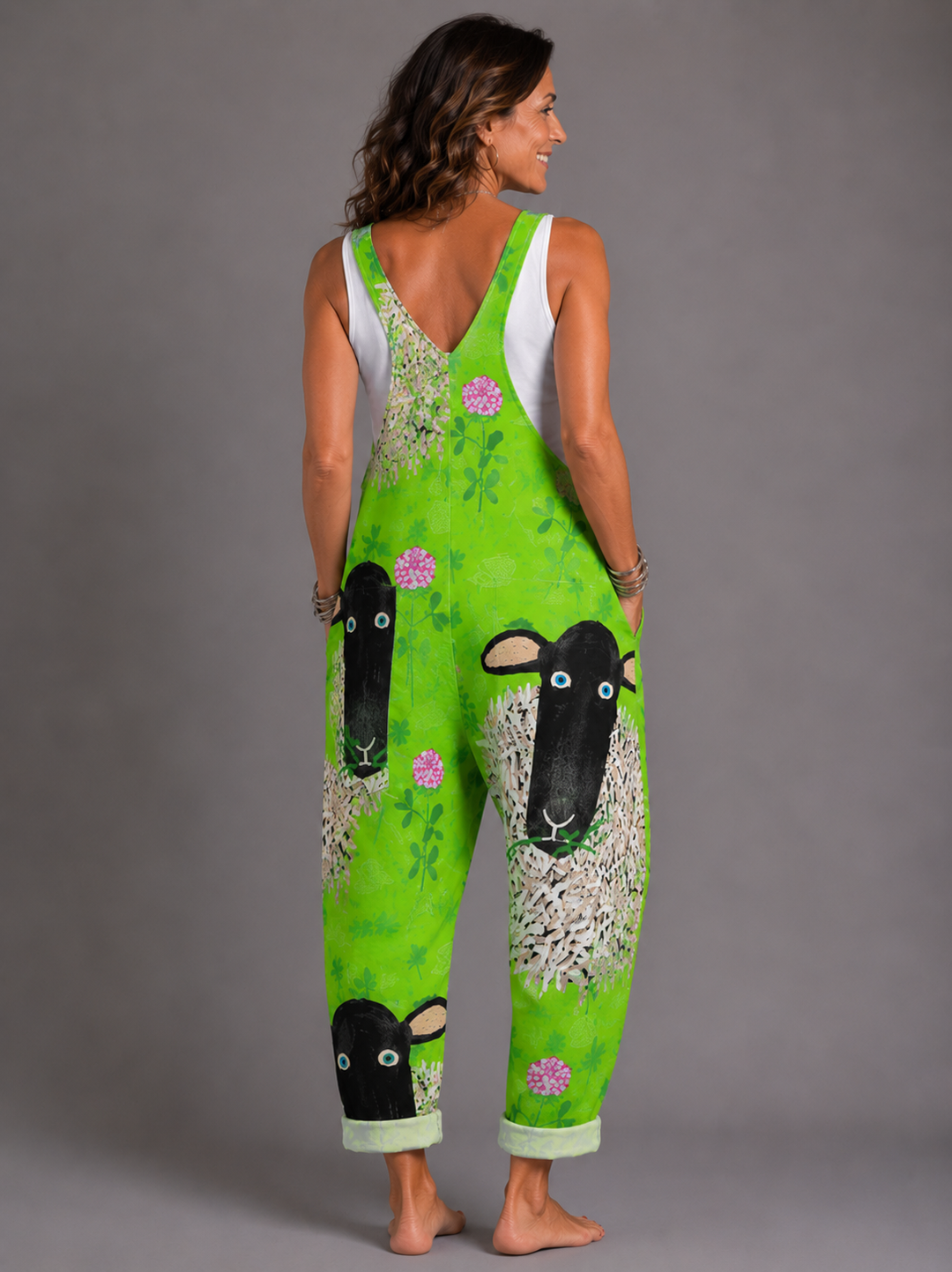 Shannon - Mono estampado con divertidas ovejas