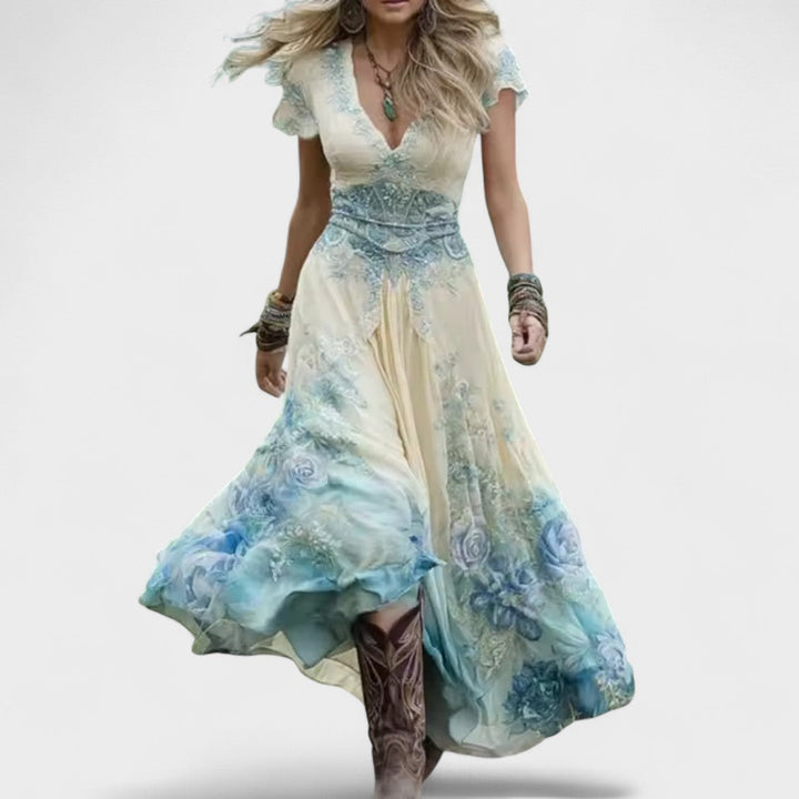 Vestido Fluido Celeste™