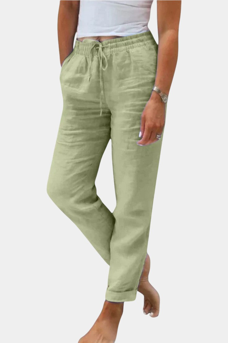 Pantalones de Lino Violeta™