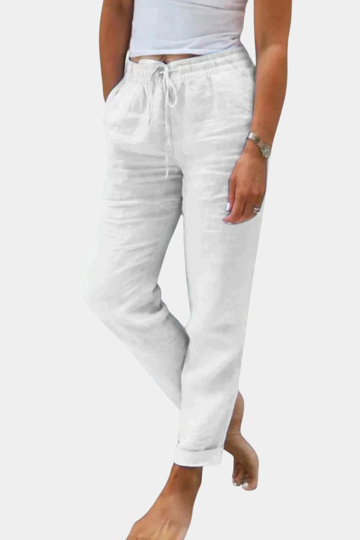 Pantalones de Lino Violeta™