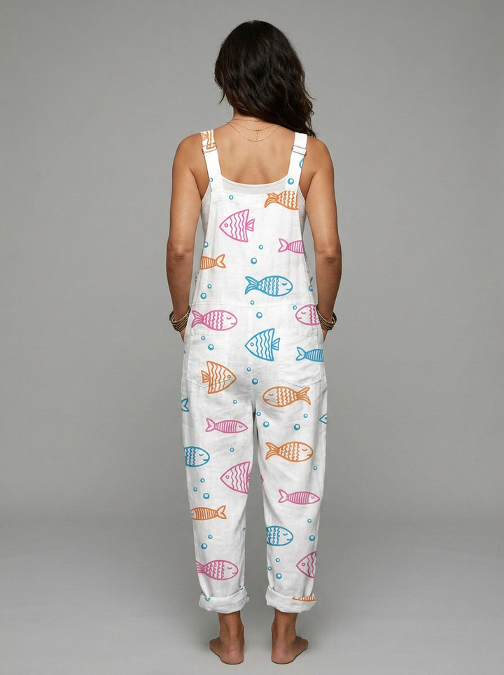 Sadhbh - Mono estampado con peces