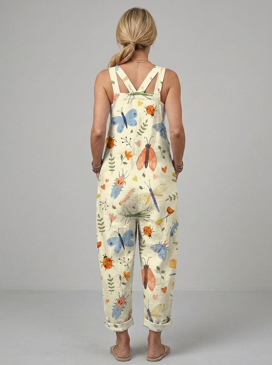 Aileen - Mono estampado con delicados insectos