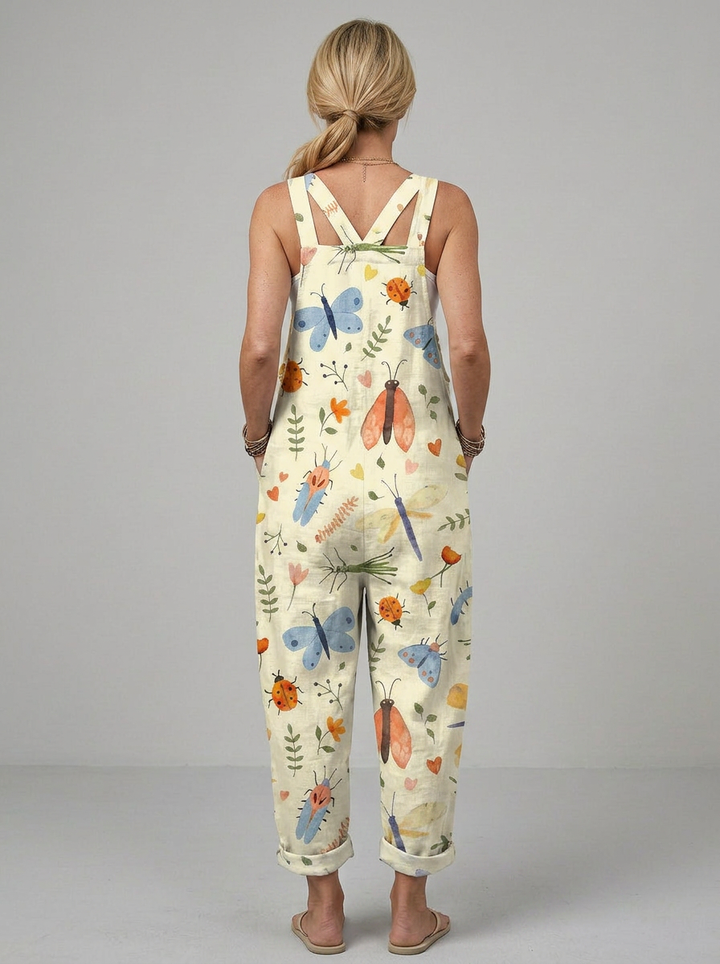 Aileen - Mono estampado con delicados insectos