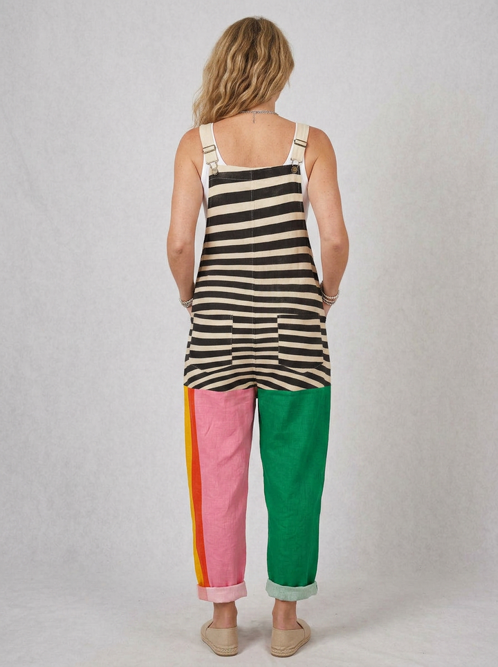 Grainne - Mono moderno a rayas con bloques