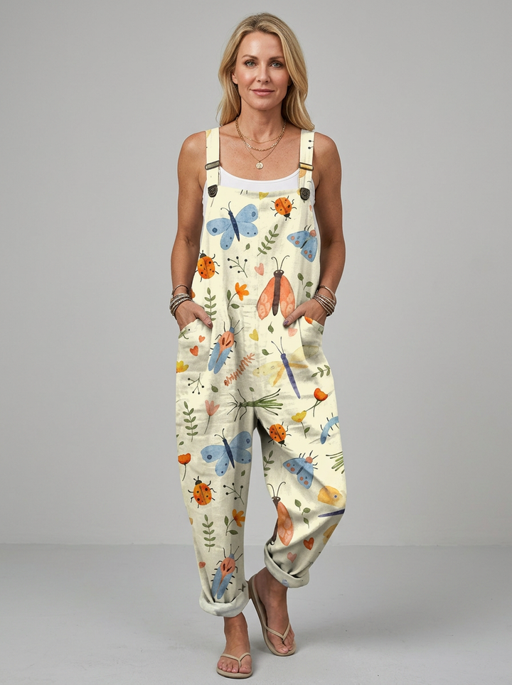Aileen - Mono estampado con delicados insectos