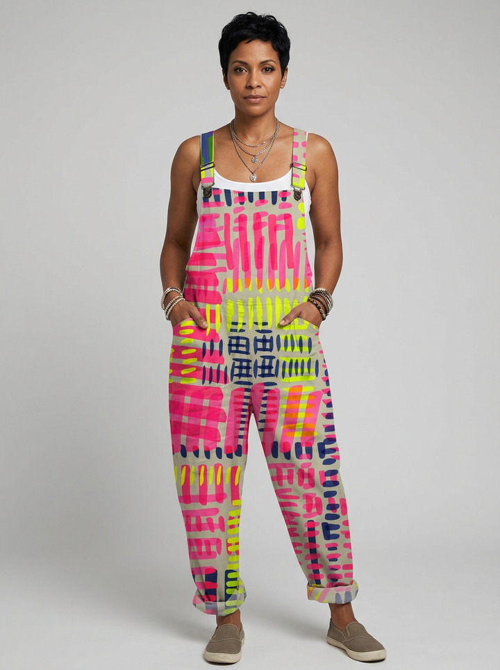 Caoimhe - Mono artístico con estampado geométrico